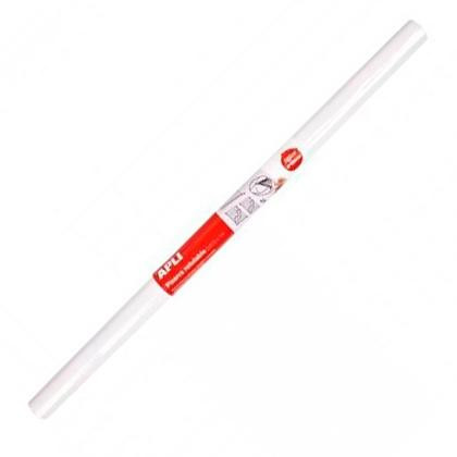APLI ROLLO PIZARRA BLANCA 0,5X0,45M ADHESIVO REPOSICIONABLE