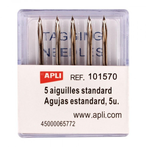 APLI AGUJA ESTANDAR COMPATIBLE CON ETIQUETADORA 154110 Y 154112 - 5 UD. APLI AGUJA ESTANDAR COMPATIBLE CON ETIQUETADORA 154110 Y 154112 - 5 UD.