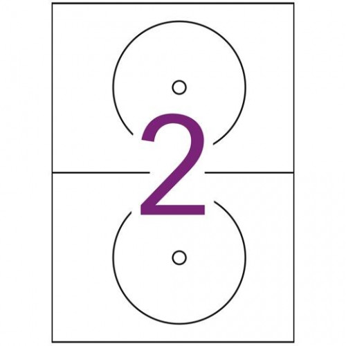 APLI ETIQUETAS ADHESIVAS CD/DVD INKJET/LÁSER TAMAÑO MEGA DORSO OPACO 2 X 25H BLANCO APLI ETIQUETAS ADHESIVAS CD/DVD INKJET/LÁSER TAMAÑO MEGA DORSO OPACO 2 X 25H BLANCO