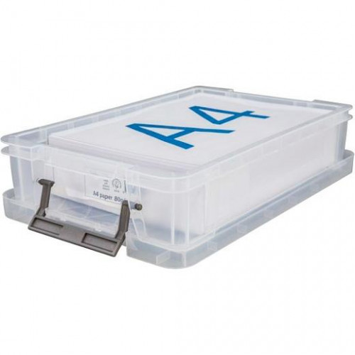 ARCHIVO 2000 CAJA DE ALMACENAJE 5,5L APILABLE C/TAPA 255X395X90MM PP TRANSPARENTE ARCHIVO 2000 CAJA DE ALMACENAJE 5,5L APILABLE C/TAPA 255X395X90MM PP TRANSPARENTE