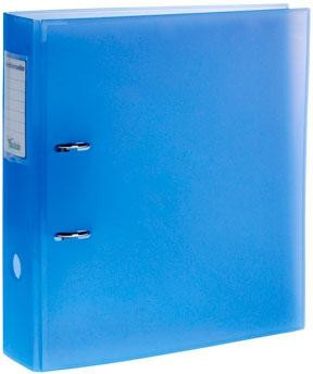 ARCHIVO 2000 ARCHIVADOR PLÁSTICO ARCHIRRADO FORMATO DIN A4 MECANISMO DE PALANCA PASO 80 MM AZUL TRASLÚCIDO