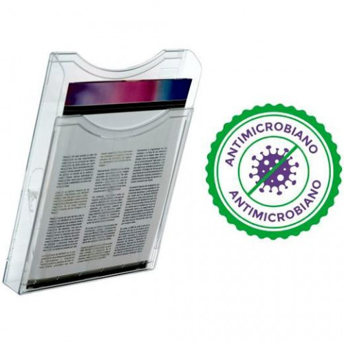 ARCHIVO 2000 EXPOSITOR MURAL ANTIMICROBIANO 27X234X300MM A4 VERTICAL 1 COMPARTIMENTO POLIESTIRENO TRANSPARENTE ARCHIVO 2000 EXPOSITOR MURAL ANTIMICROBIANO 27X234X300MM A4 VERTICAL 1 COMPARTIMENTO POLIESTIRENO TRANSPARENTE
