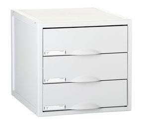 ARCHIVO 2000 MÓDULO ARCHISYSTEM DE 3 CAJONES 356X316X303 MM GRIS