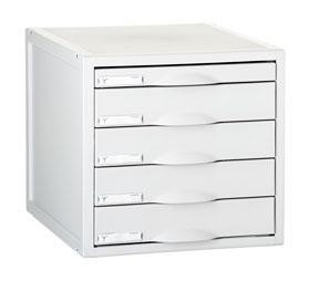 ARCHIVO 2000 MÓDULO ARCHISYSTEM DE 5 CAJONES 356X316X303 MM GRIS