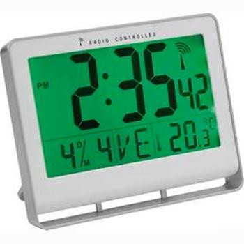 ARCHIVO 2000 RELOJ DE MESA O PARED DIGITAL RADIOCONTROL GRIS