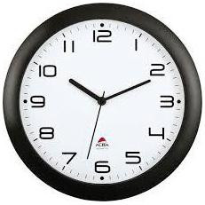 ARCHIVO 2000 RELOJ DE PARED ANALÓGICO NEGRO 45X300MM