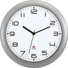 ARCHIVO 2000 RELOJ DE PARED ANALÓGICO GRIS 45X300MM