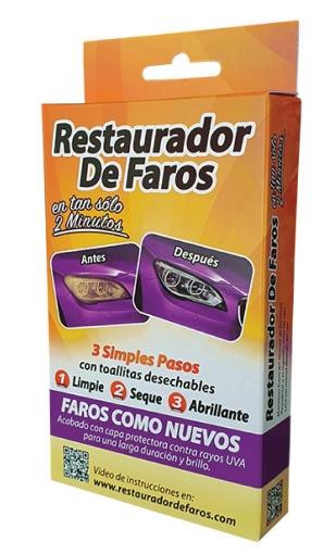 MAXPRO RESTAURADOR DE FAROS EN TOALLITAS PRE-ITV