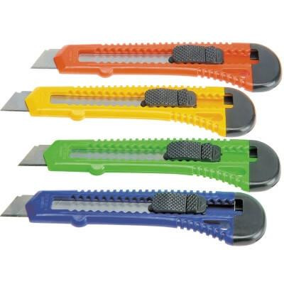 BAT CUTTER ANCHO / CUCHILLA FRACTURABLE DE 18 MM / SISTEMA BLOQUEO CUCHILLA INTERCAMBIABLE BLISTER COLORES SURTIDOS BAT CUTTER ANCHO / CUCHILLA FRACTURABLE DE 18 MM / SISTEMA BLOQUEO CUCHILLA INTERCAMBIABLE BLISTER COLORES SURTIDOS