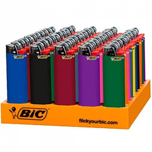BIC ENCENDEDOR DE BOLSILLO J26 MAXI COLORES SURTIDOS -50U-