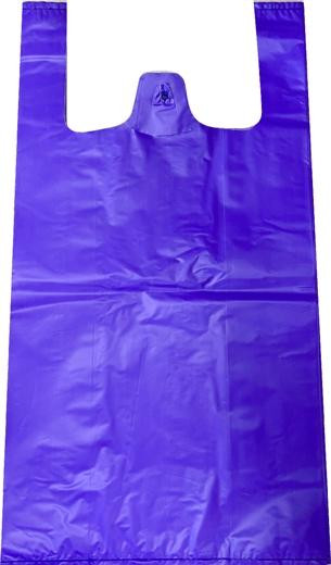 BOLSA DE ASA ANONIMA 42X53 50 MICRAS 70% RECICLADO VIOLETA 1KG