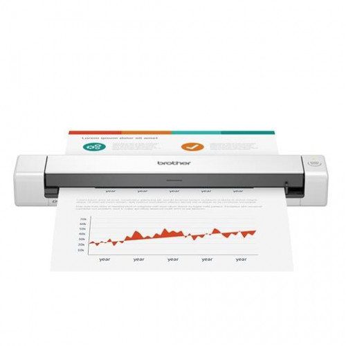 BROTHER ESCANER PORTATIL COLOR DS640 A4 ADF BLANCO