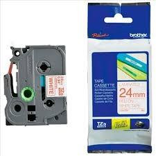 BROTHER CINTA ROTULADORA LAMINADA BLANCO/ROJO 24MM BROTHER CINTA ROTULADORA LAMINADA BLANCO/ROJO 24MM