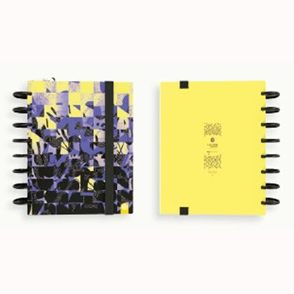 CARCHIVO AGENDA MY PLANNER INGENIOX ESPIRAL A5 240H C/SEPARADORES EXTRAÍBLES 100GR TAPAS PP CIERRE C/GOMA AMARILLO