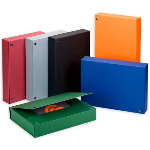 CARCHIVO CARPETA DE PROYECTOS 9CM MONTADA CARTÓN COMPACTO FORRADO BRILLO CON GOMAS FOLIO NARANJA