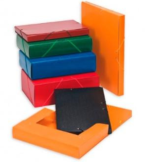 CARCHIVO CARPETA DE PROYECTOS 7CM MONTADA CARTÓN COMPACTO PINTADO BRILLO CON GOMAS FOLIO NEGRO