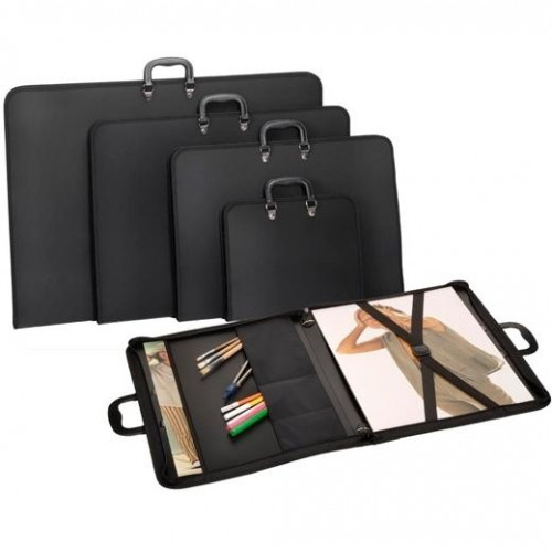 CARCHIVO CARTERA CREMALLERA 50X70 CM BANDOLERA CON ASA PP GOFRADO NEGRO CARCHIVO CARTERA CREMALLERA 50X70 CM BANDOLERA CON ASA PP GOFRADO NEGRO