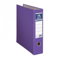 DOHE ARCHIVADOR CARTÓN RIGIDO FORRADO PP PALANCA FOLIO LOMO ANCHO RADO MORADO -12U-
