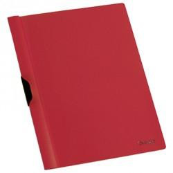 DOHE DOSSIER CLIP METALICO P.P. A-4 30 HOJAS ROJO -8U-