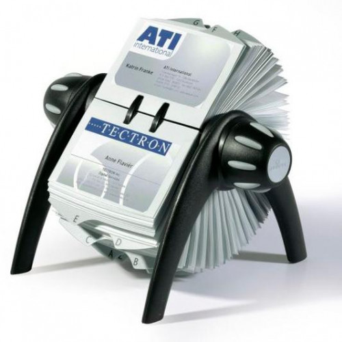 DURABLE TARJETERO ROTATIVO VISIFIX FLIP NEGRO DURABLE TARJETERO ROTATIVO VISIFIX FLIP NEGRO
