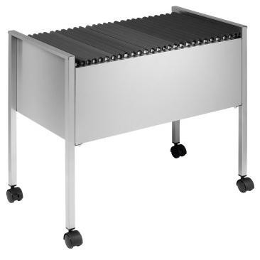 DURABLE CARRITO PARA CARPETAS COLGANTES ECONOMY 80 A4 METÁLICO PLATEADO