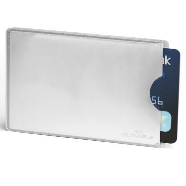 DURABLE FUNDA DE PROTECCIÓN PARA TARJETA CREDIT CARD SLEEVE RFID SECURE TRANSPARENTE