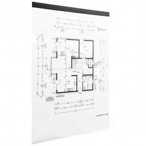 DURABLE DURAFIX RAÍL MAGNÉTICO AUTOADHESIVO PARA INFORMACIÓN 297X17MM NEGRO