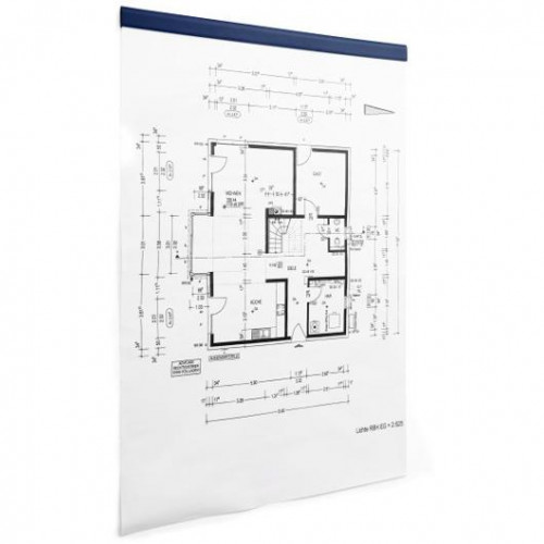 DURABLE DURAFIX RAÍL MAGNÉTICO AUTOADHESIVO PARA INFORMACIÓN 297X17MM AZUL OSCURO