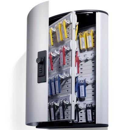 DURABLE ARMARIO PARA LLAVES KEY BOX CODE 72 PLATEADO