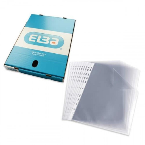 ELBA FUNDA MULTITALADRO 11 PP CRISTAL A4 70 MICRAS  STANDARD -100U-