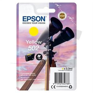 EPSON SINGLEPACK YELLOW 502 INK (XP-5100, XP-5105, WF-2860DWF, WF-2865DWF)