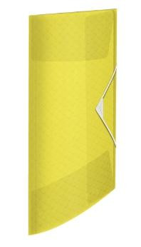 ESSELTE CARPETA DE GOMAS COLOURŽICE 3 SOLAPAS A4 POLIPROPILENO AMARILLO TRANSLÚCIDO