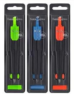 FABER CASTELL COMPAS ESCOLAR SURTIDO 3 COLORES