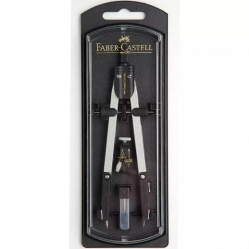 FABER CASTELL COMPÁS ARTICULADO DE AJUSTE RÁPIDO ADAPTADOR UNIVERSAL 17CM + ACCESORIOS FABER CASTELL COMPÁS ARTICULADO DE AJUSTE RÁPIDO ADAPTADOR UNIVERSAL 17CM + ACCESORIOS