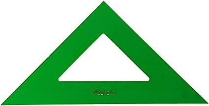 FABER - CASTELL ESCUADRA SIN GRADUAR 12CM VERDE