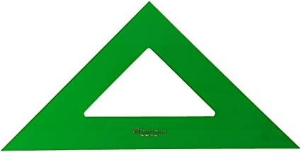 FABER - CASTELL ESCUADRA SIN GRADUAR 16CM VERDE