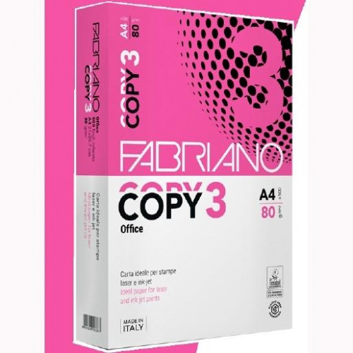 FABRIANO PAPEL DIN A4 80 GR.  CAJAS 5 PAQUETES ( MAXIMO 20 CAJAS POR CLIENTE)