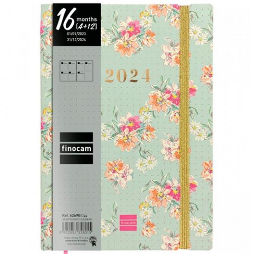 FINOCAM AGENDA 16 MESES DOTTED Y10 SVH T/FLEXIBLE BLOOM 2023-2024