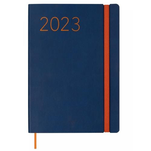 FINOCAM AGENDA ANUAL FLEXI LISA FA5 DÍA PÁGINA 148X210MM 2023 AZUL