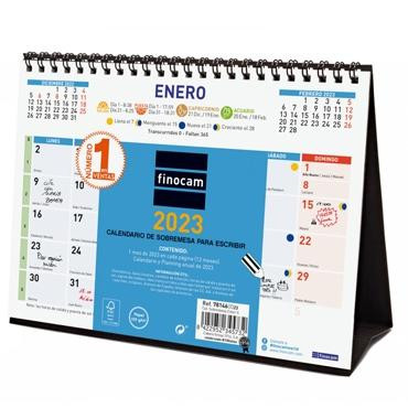 FINOCAM CALENDARIO COLOR DE SOBREMESA PARA ESCRIBIR S 210X150MM 2023