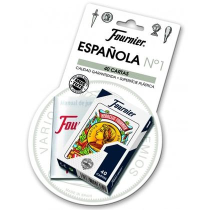 FOURNIER BARAJA ESPAÑOLA Nº 1 DE 40 CARTAS 61,5X95MM -ESTUCHE DE BLISTER-