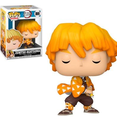 FUNKO POP ANIMACIÓN DEMON SLAYER KIMETSU NO YAIBA ZENITSU AGATSUMA  Nº 869 -CAJA ORIGINAL-