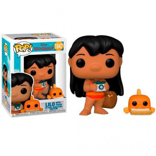 FUNKO POP DISNEY LILO & STITCH LILO CON PEZ & SANDWICH Nº1047 -CAJA ORIGINAL-