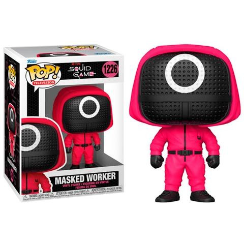 FUNKO POP SERIES TV EL JUEGO DEL CALAMAR SOLDADO ROJO MASCARA CIRCULO Nº 1226 -CAJA ORIGINAL-