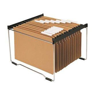 GIO BASTIDOR KIT OFFICE 255X370X350MM CROMADO-NEGRO A4-FOLIO SIN CARPETAS