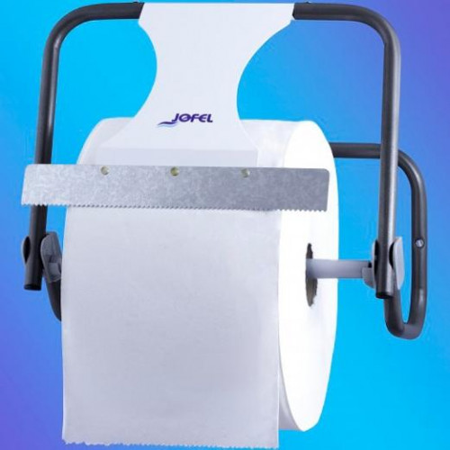 JOFEL DISPENSADOR DE BOBINAS INDUSTRIALES DE PAPEL SOPORTE METÁLICO MURAL PARED