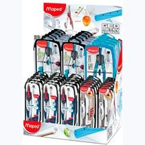 MAPED EXPOSITOR COMPASES A2 STOP SYSTEM + INNOVATION + PRECISIÓN + FANCY C/SURTIDOS -40U-