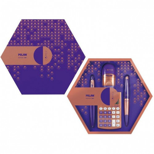 MILAN EDITION CAJA REGALO COOPER HEXAGONAL LILA