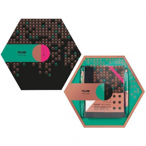 MILAN EDITION CAJA REGALO COOPER HEXAGONAL VERDE