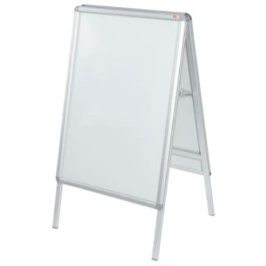 NOBO CABALLETE C/MARCO PUBLICITARIO PARA PIZARRA A1 DOBLE CARA C/MARCO DE ALUMINIO Y PVC PLATA NOBO CABALLETE C/MARCO PUBLICITARIO PARA PIZARRA A1 DOBLE CARA C/MARCO DE ALUMINIO Y PVC PLATA